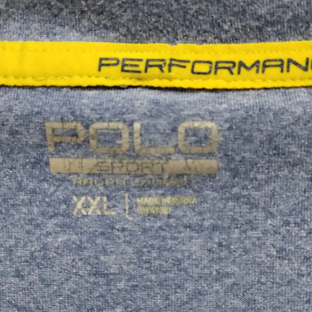 Polo Sport Ralph Lauren men's 1/4 zip blue long sleeve pullover size XXL